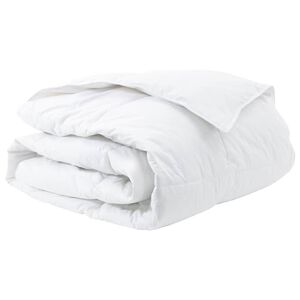 vidaXL Duvet de iarnă 200 x 220 cm Iarnă Pene Alb Respirabil