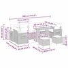 vidaXL Set de canapele pentru grădină 13 pcs Bej și crem poliratan