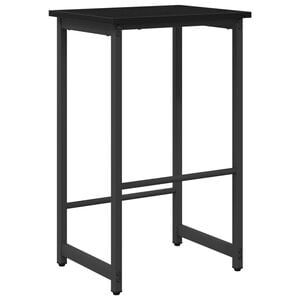 vidaXL Scaun de bar Stejar Negru 40 x 32 x 64 cm Lemn prelucrat
