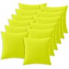 vidaXL Husă pentru pernă 12 pcs HEERLEN Verde strălucitor. 40 x 40 cm