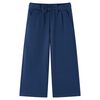 Pantaloni pentru copii cu picioare largi, bleumarin, 128