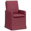 vidaXL Scaune de dining 2 buc. țesătură bordo 57 x 67 x 98 cm