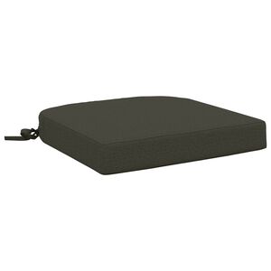 vidaXL Perna de 1 piesă SOEST 100% Polyester Antracit 40 x 40 x 7 cm