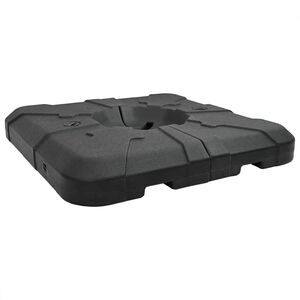 vidaXL Bază pentru umbrelă tip cantilever 110 Negru Pătrat