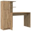 vidaXL Birou Stejar Artizanal 133.5 x 50 x 124 cm 2 buc.