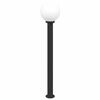 vidaXL St&acirc;lp luminos 120 cm negru IP44