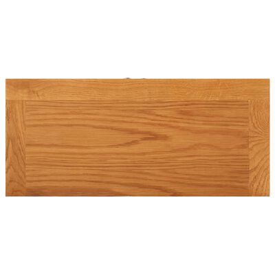 vidaXL Dulap de depozitare, 50x22x110 cm, lemn masiv de stejar