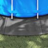 vidaXL Folie pentru Bază de Piscină Gri deschis Ø 610 cm