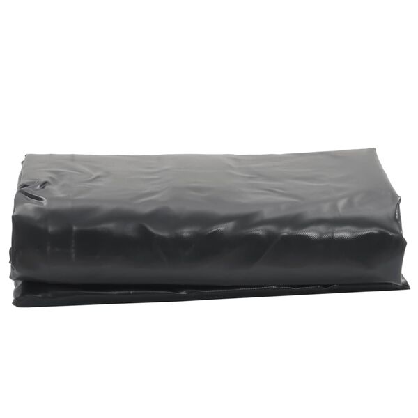 vidaXL Prelată, negru, 5x8 m, 650 g/m&sup2;
