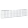 vidaXL Coș gabion cu capac, 850x100x200 cm, fier galvanizat