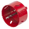 wolfcraft Carotă, roșu, 76 mm, bimetal