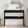 vidaXL Masă de consolă Stejar Negru 80 x 30 x 102 cm Lemn compozit