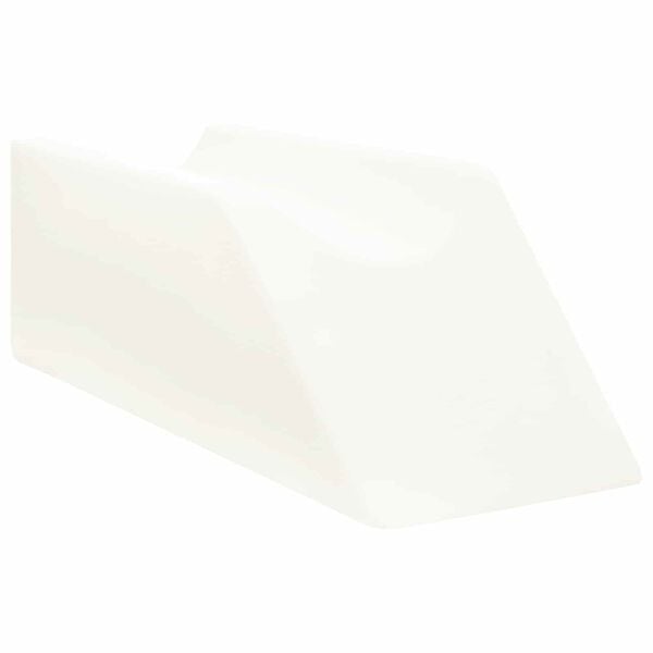 vidaXL Pillow pentru Picioare Simplu Alb 68 x 25 x 21,5 cm Spumă PU