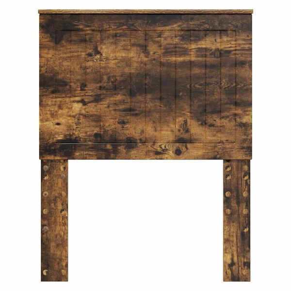 vidaXL Tăblie cap cu headboard Stejar fumuriu 75 cm Lemn compozit