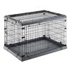 Ferplast Cușcă pentru c&acirc;ini Superior 105, negru, 107x77x73,5 cm