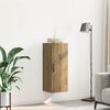 vidaXL Dulap montat pe perete Stejar Artizanal 34,5 x 34 x 90 cm