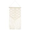vidaXL Cuier de perete Macrame, 40x80, bumbac