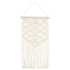 vidaXL Cuier de perete Macrame, 40x80, bumbac