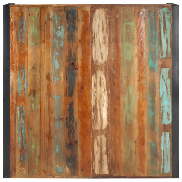 vidaXL Măsuță de cafea, 120 x 120 x 40 cm, lemn masiv reciclat