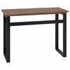 vidaXL Birou natural Lemn solid de tec 100 x 45 x 75cm