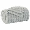 vidaXL Pătura de aruncat Gri 240 x 220 cm 1.38 kg Molton