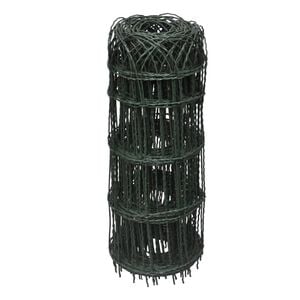 vidaXL Gard delimitare grădină fier vopsit electrostatic 10 x 0,65 m