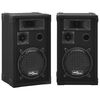 vidaXL Boxe Hifi pasive de scenă profesionale, 2 buc., negru, 800 W