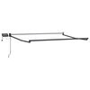vidaXL Cadru copertină retractabil electric Antracit 3 x 2 m Aluminiu