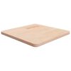 vidaXL Blat de masă pătrat, 50x50x2,5 cm, lemn masiv stejar netratat