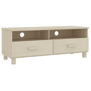 vidaXL Dulap TV &bdquo;HAMAR&rdquo;, maro miere, 106x40x40 cm, lemn masiv de pin