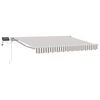 vidaXL Cadru manual de marchiză cu LED-uri 3,5 x 2,5 m
