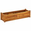 vidaXL Strat &icirc;nălțat de grădină, 100x30x25 cm, lemn de acacia
