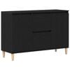 vidaXL Bufet Negru 102 x 35 x 60 cm Lemn prelucrat