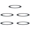 vidaXL potrivit pentru inele de copac plat 5 pcs Antracit &Oslash;90 / 120 cm