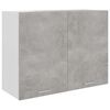 vidaXL Dulap suspendat, gri beton, 80 x 31 x 60 cm, lemn prelucrat