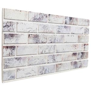 vidaXL Panouri de perete 10 buc. 100 x 50 cm Gri deschis și negru