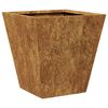 vidaXL Jardiniere de grădină 2 buc 30x30x30 cm Oțel pentru intemperii