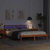 vidaXL Cadru de pat Maroniu cerat 160 x 200 cm Lemn de pin masiv