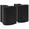 vidaXL Boxe stereo de perete, 2 buc., negru, 100 W, interior/exterior