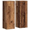 vidaXL Suporturi plante 2 buc. lemn vechi 33x33x100 cm lemn prelucrat