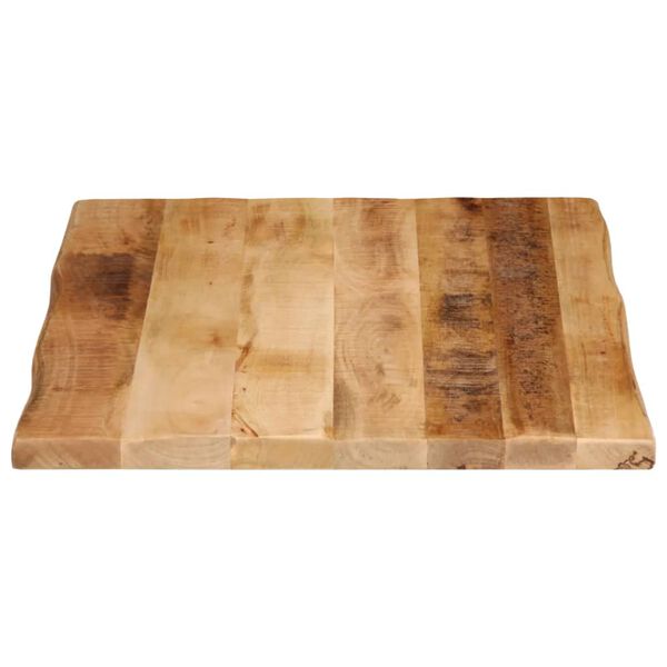 vidaXL Blat de masă contur natural 90x60x2,5 cm lemn masiv mango brut