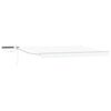 vidaXL Cort electric retractabil Alb 4 &times; 3 m