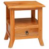 vidaXL Dulap de noapte natural 40 x 40 x 45,5 cm Lemn masiv de mahon