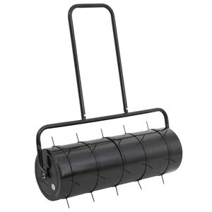 vidaXL Rola de gazon cu aerator și cleme &Oslash; 30 x 90 cm Oțel