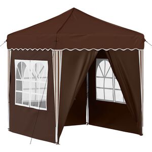 vidaXL Cort de Petrecere Pop-up 195 x 195 x 245 cm Maro