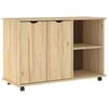 vidaXL Cabinet mobil Maro 100 x 39 x 65,5 cm Lemn de pin masiv