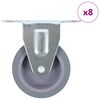 vidaXL Roți fixe, 8 buc., 75 mm