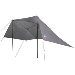 vidaXL Cort pentru mașină Gri și Portocalie 308 x 215 x 220 cm