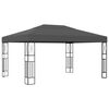 vidaXL Pavilion, antracit, 3 x 4 m, material textil