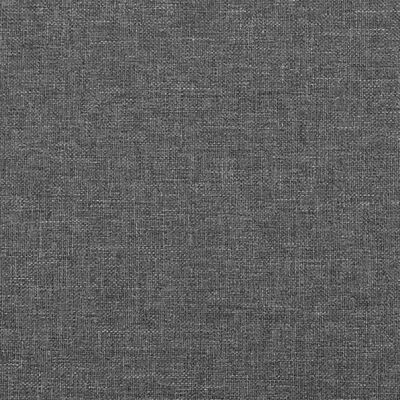 vidaXL Tăblii de pat, 4 buc, gri închis, 100x7x78/88 cm, textil
